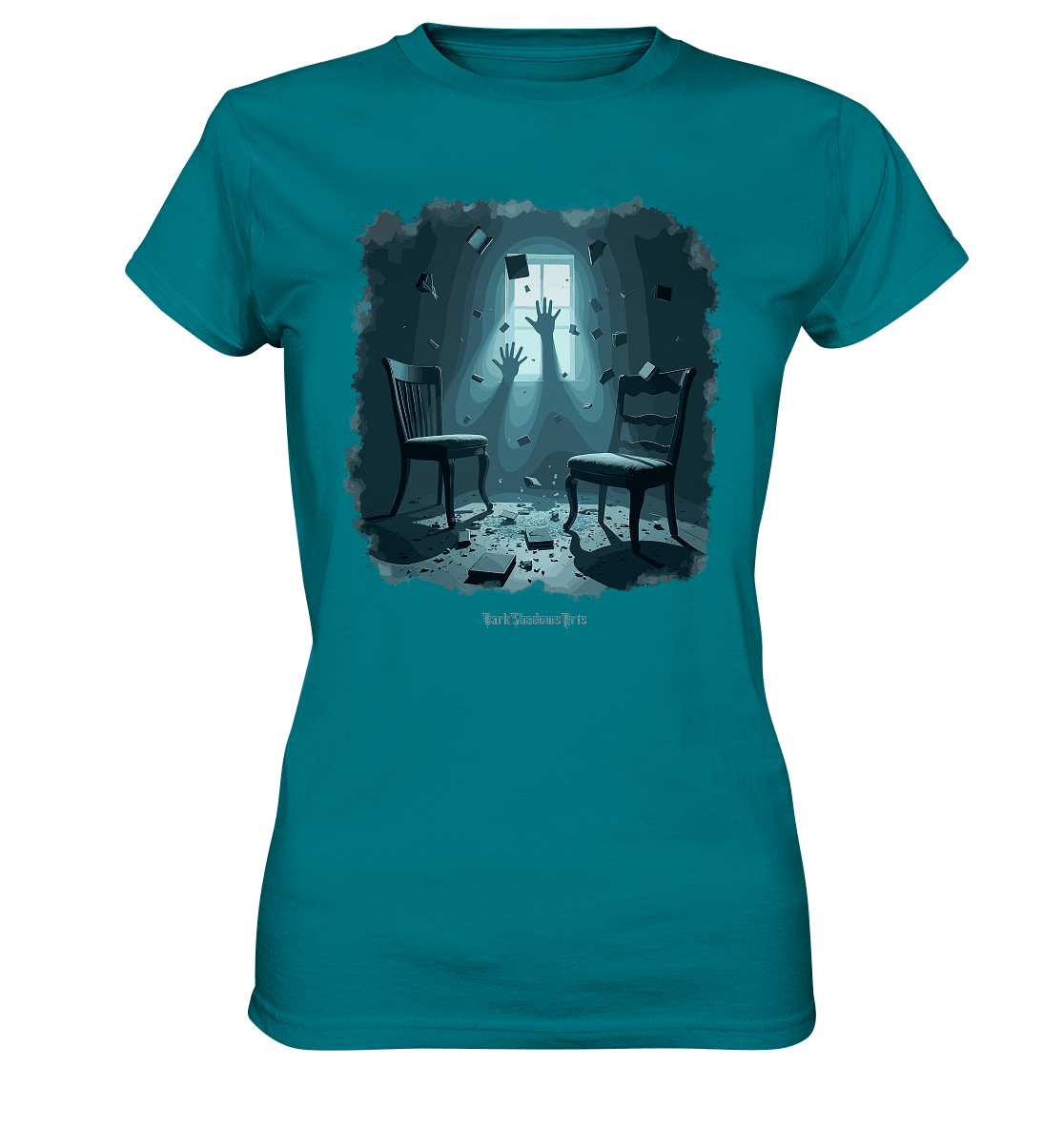 Poltergeist Ghostly Chaos - Ladies Premium Shirt | Lady - Shirts | Dark Shadows Arts