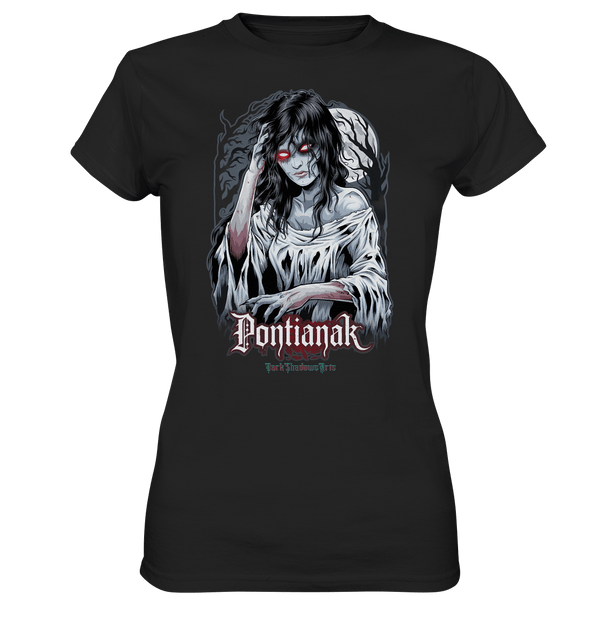 Pontianak Dark Shadows Emergence - Ladies Premium Shirt | Lady - Shirts | Dark Shadows Arts