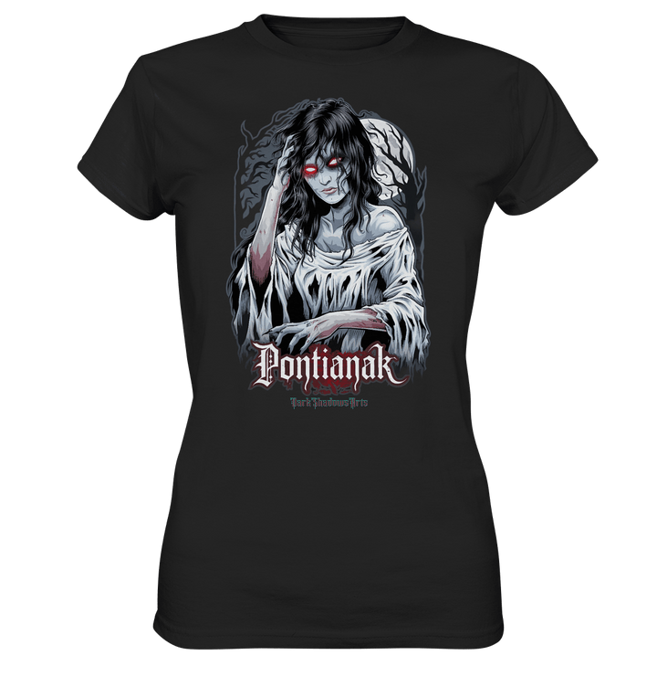 Pontianak Dark Shadows Emergence - Ladies Premium Shirt | Lady - Shirts | Dark Shadows Arts