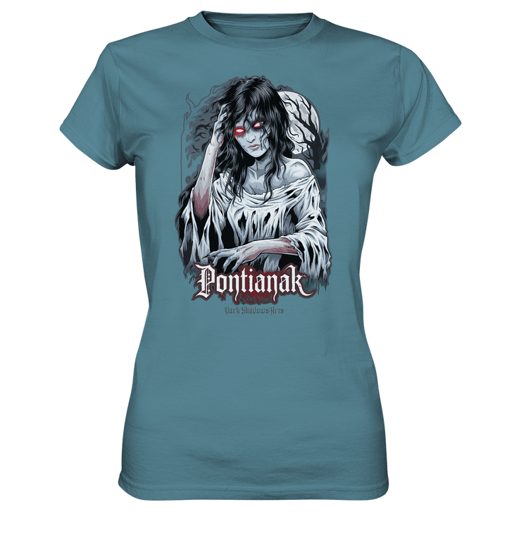 Pontianak Dark Shadows Emergence - Ladies Premium Shirt | Lady - Shirts | Dark Shadows Arts