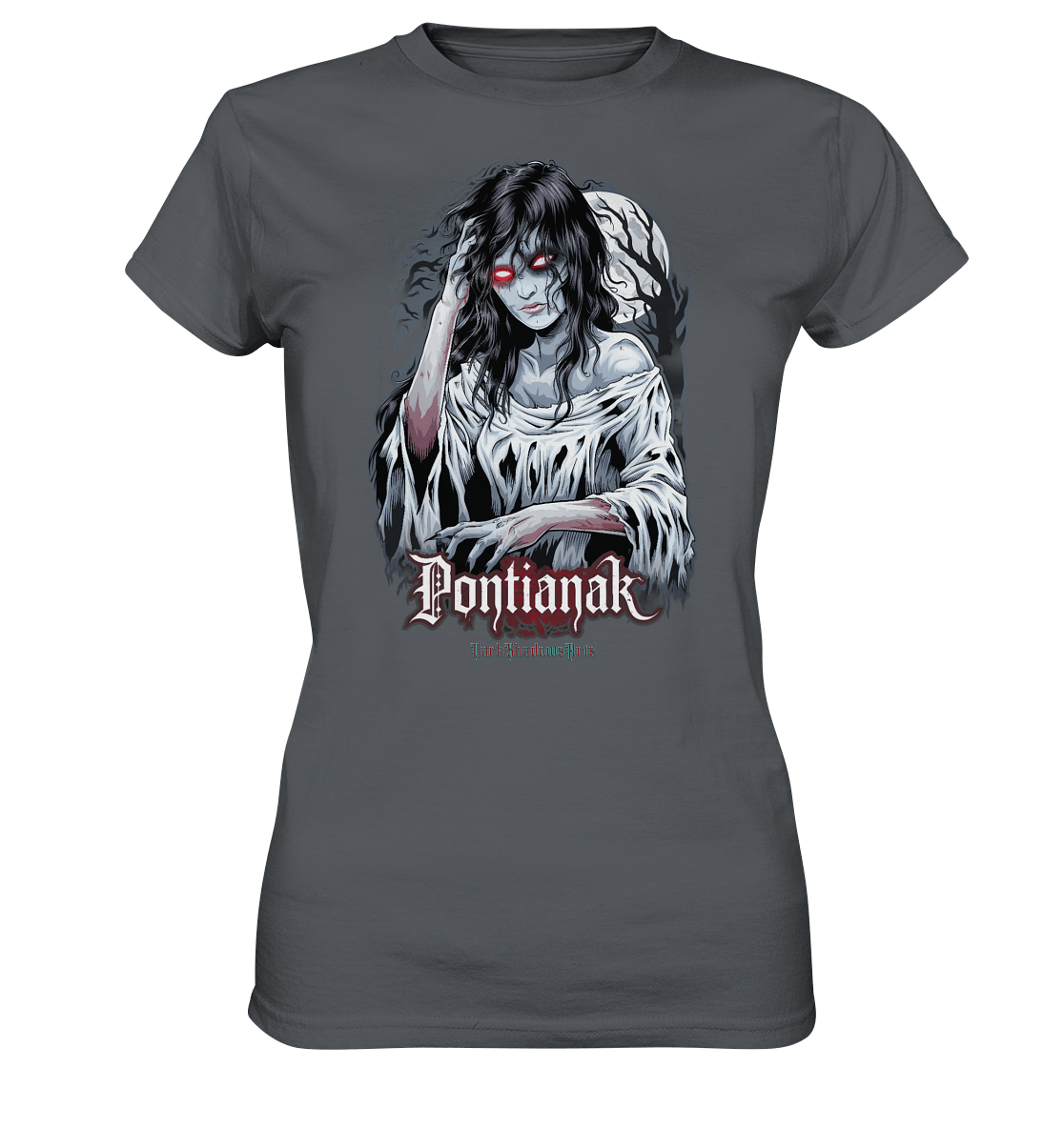 Pontianak Dark Shadows Emergence - Ladies Premium Shirt | Lady - Shirts | Dark Shadows Arts
