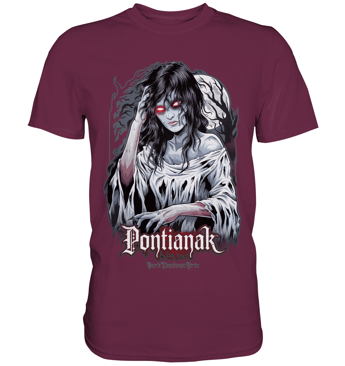 Pontianak Dark Shadows Emergence - Premium Shirt | Unisex - Shirts | Dark Shadows Arts