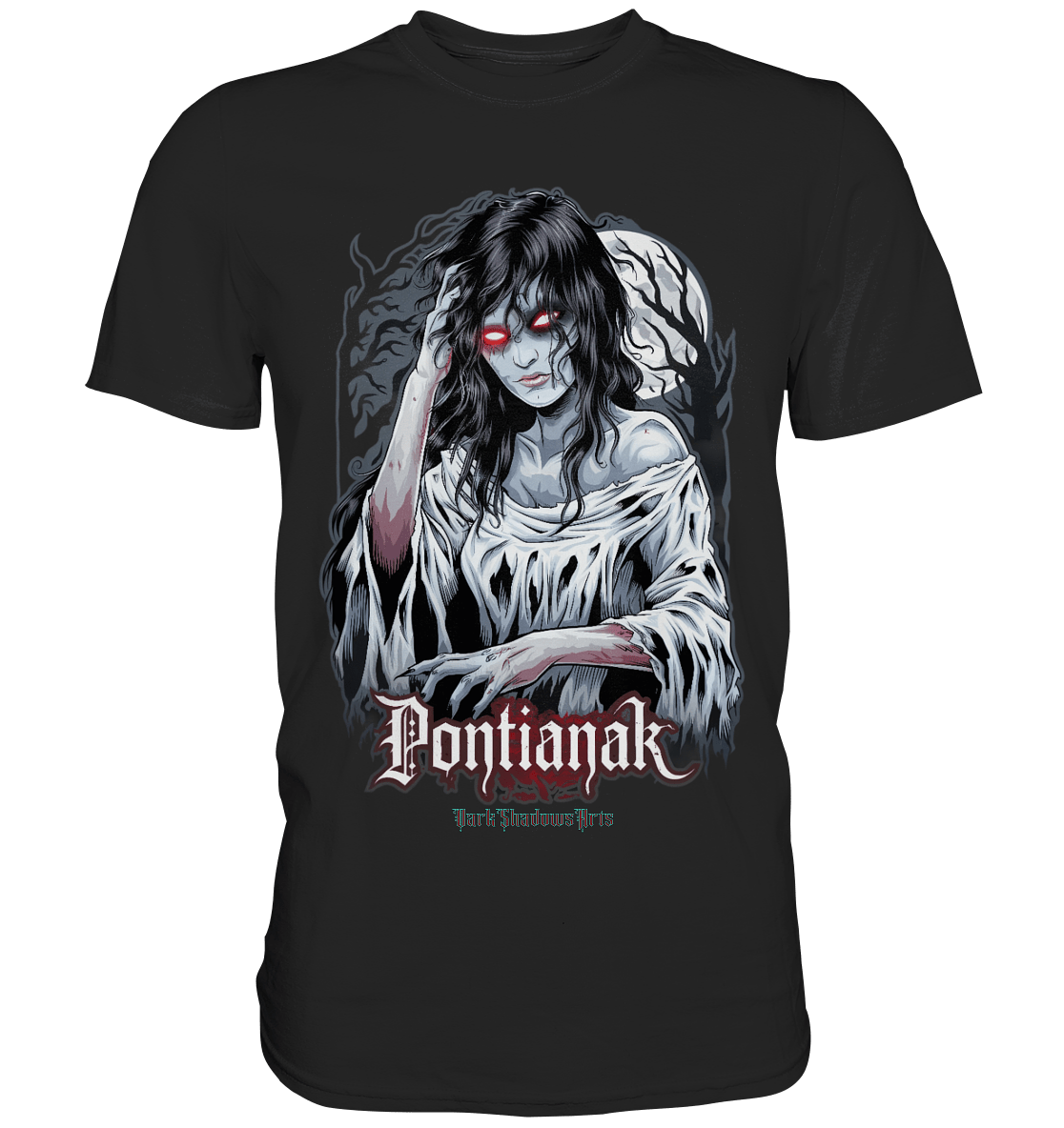 Pontianak Dark Shadows Emergence - Premium Shirt | Unisex - Shirts | Dark Shadows Arts