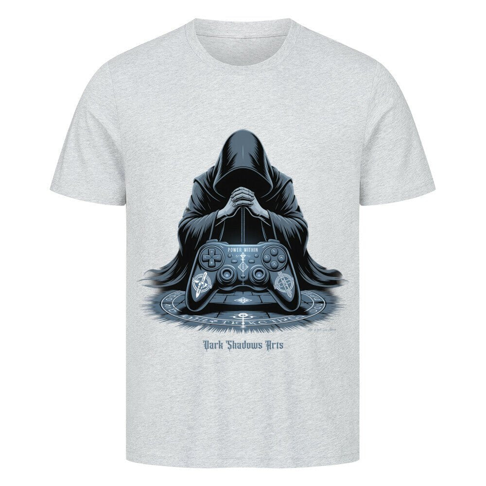 Power Within – Gaming Ritual & Okkulter Controller - Kult – HigherBlanks Premium T-Shirt | T-Shirt | Dark Shadows Arts