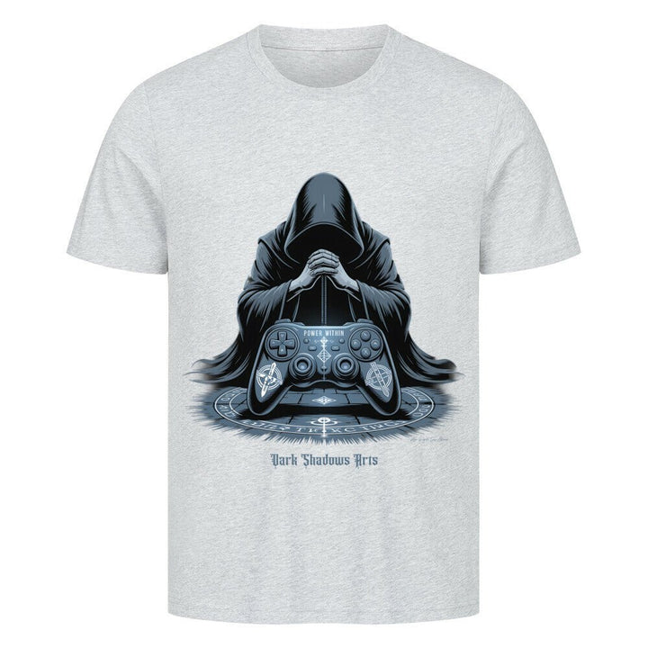 Power Within – Gaming Ritual & Okkulter Controller - Kult – HigherBlanks Premium T-Shirt | T-Shirt | Dark Shadows Arts