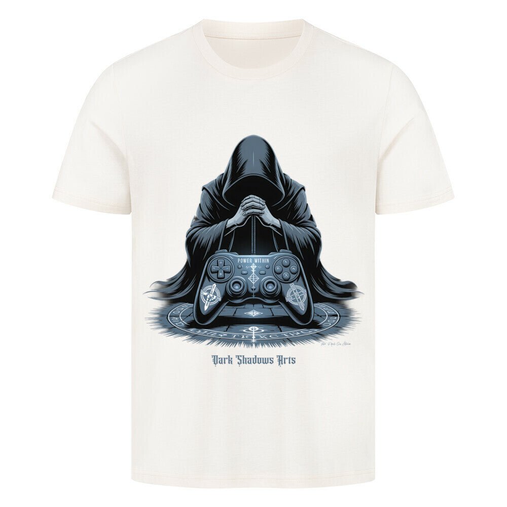 Power Within – Gaming Ritual & Okkulter Controller - Kult – HigherBlanks Premium T-Shirt | T-Shirt | Dark Shadows Arts