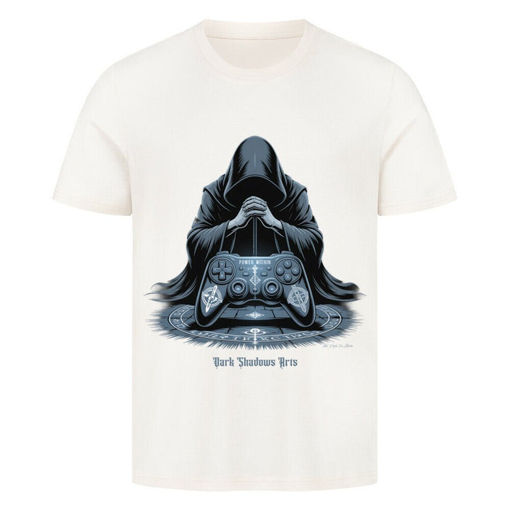 Power Within – Gaming Ritual & Okkulter Controller - Kult – HigherBlanks Premium T-Shirt | T-Shirt | Dark Shadows Arts