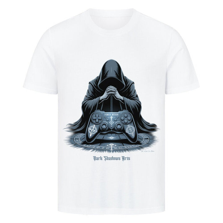 Power Within – Gaming Ritual & Okkulter Controller - Kult – HigherBlanks Premium T-Shirt | T-Shirt | Dark Shadows Arts