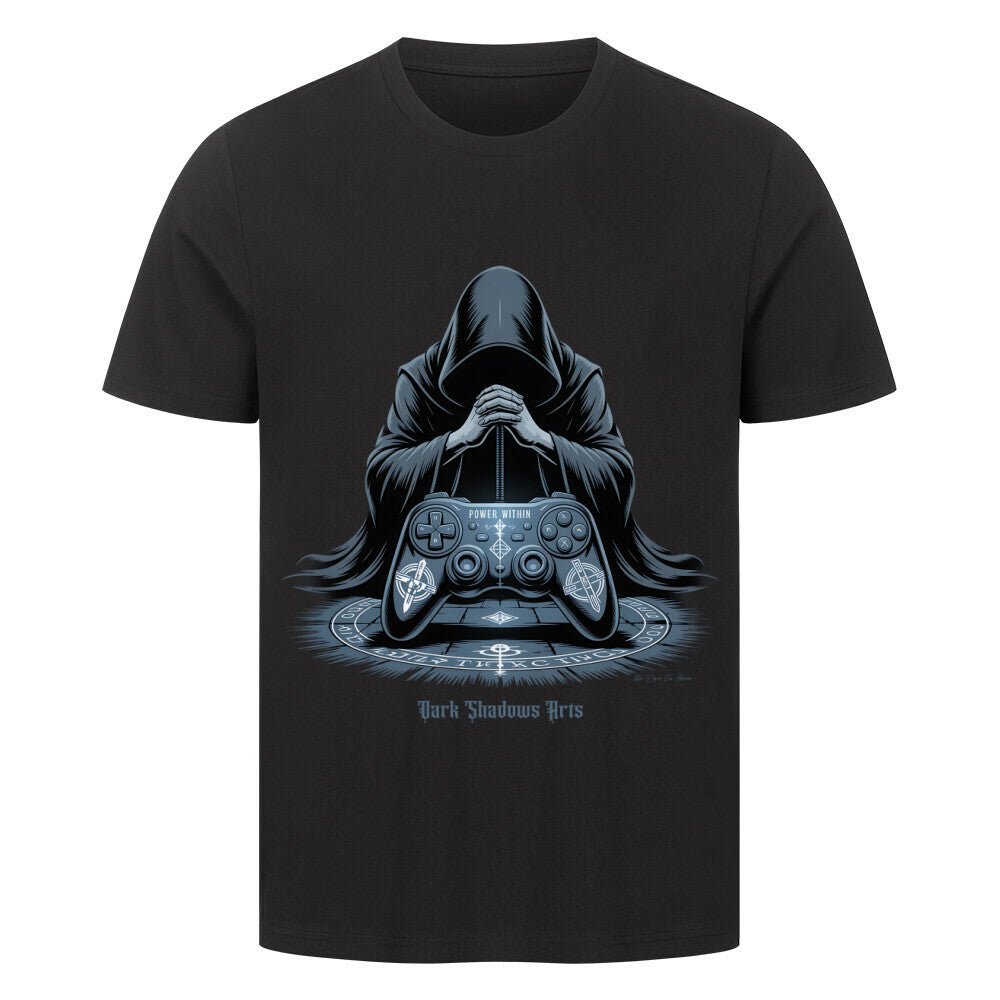 Power Within – Gaming Ritual & Okkulter Controller - Kult – HigherBlanks Premium T-Shirt | T-Shirt | Dark Shadows Arts