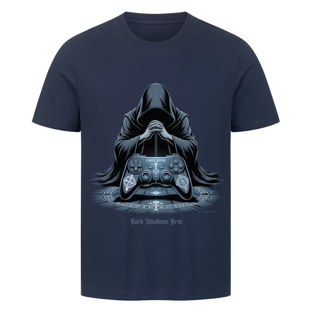 Power Within – Gaming Ritual & Okkulter Controller - Kult – HigherBlanks Premium T-Shirt | T-Shirt | Dark Shadows Arts