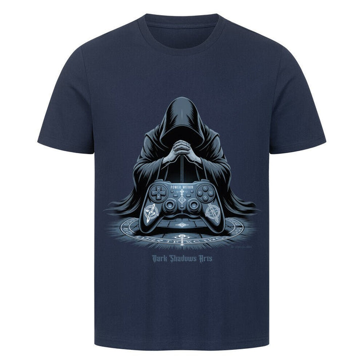 Power Within – Gaming Ritual & Okkulter Controller - Kult – HigherBlanks Premium T-Shirt | T-Shirt | Dark Shadows Arts