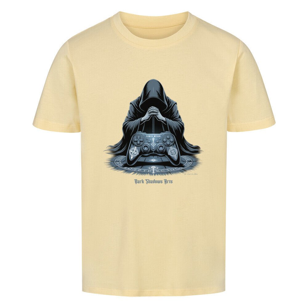 Power Within – Gaming Ritual & Okkulter Controller - Kult – Premium Organic Shirt Kids | T-Shirt | Dark Shadows Arts