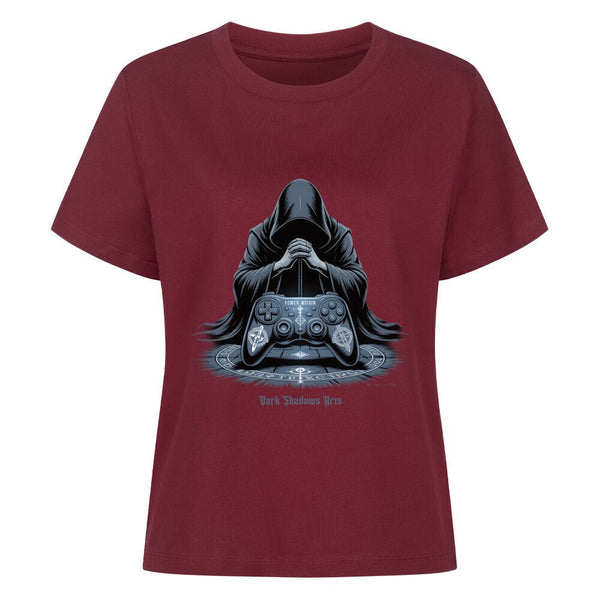Power Within – Gaming Ritual & Okkulter Controller - Kult – Premium Organic Shirt Women | T-Shirt | Dark Shadows Arts