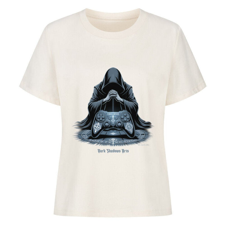 Power Within – Gaming Ritual & Okkulter Controller - Kult – Premium Organic Shirt Women | T-Shirt | Dark Shadows Arts