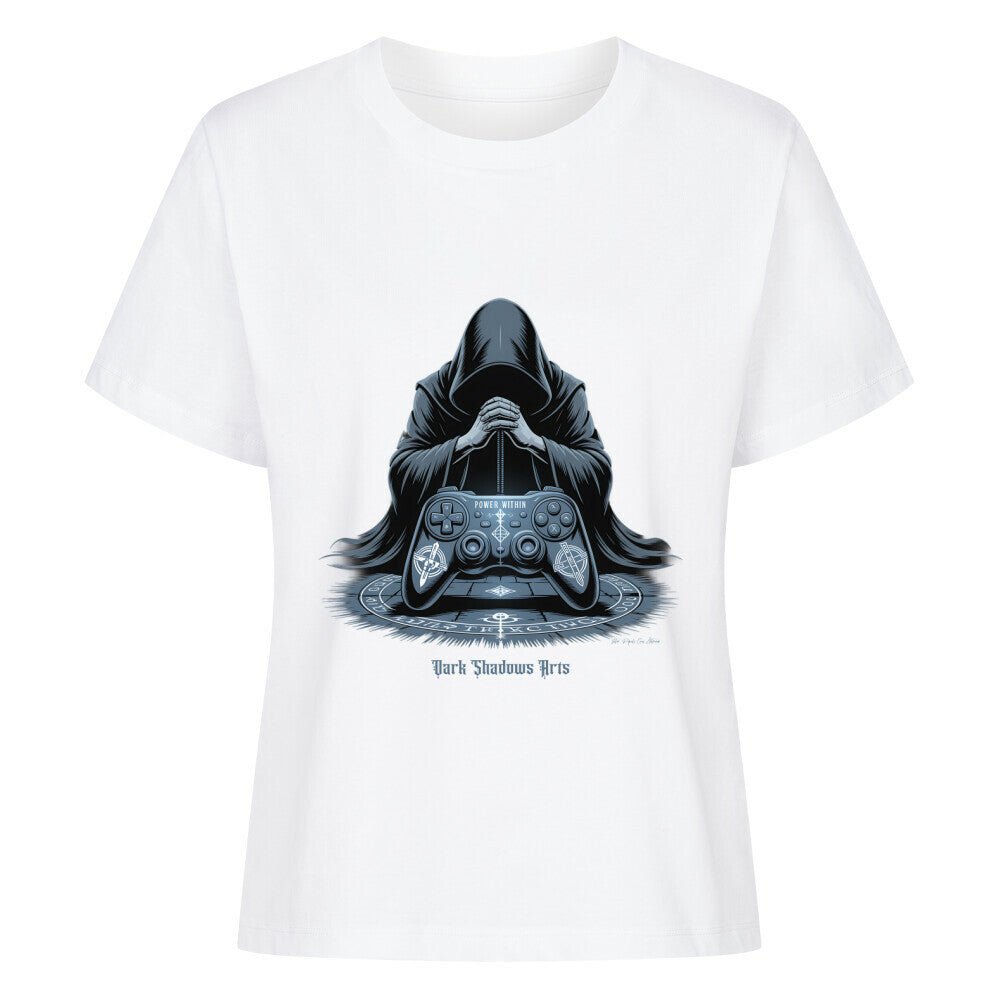 Power Within – Gaming Ritual & Okkulter Controller - Kult – Premium Organic Shirt Women | T-Shirt | Dark Shadows Arts