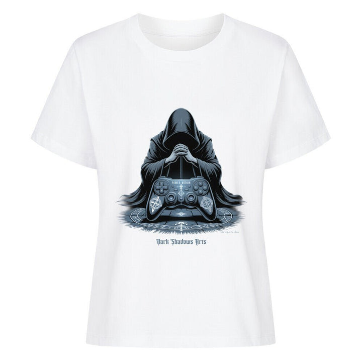 Power Within – Gaming Ritual & Okkulter Controller - Kult – Premium Organic Shirt Women | T-Shirt | Dark Shadows Arts