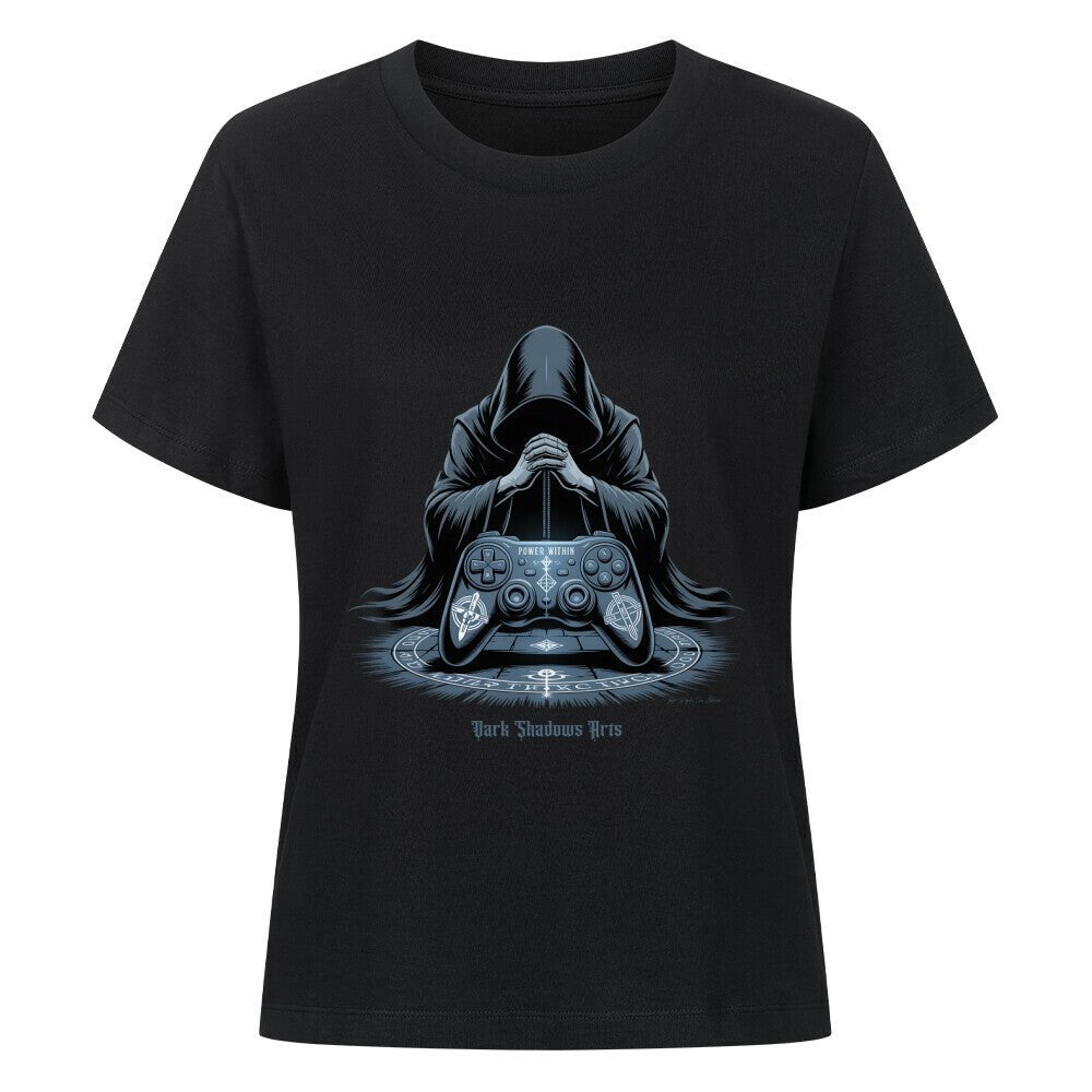 Power Within – Gaming Ritual & Okkulter Controller - Kult – Premium Organic Shirt Women | T-Shirt | Dark Shadows Arts