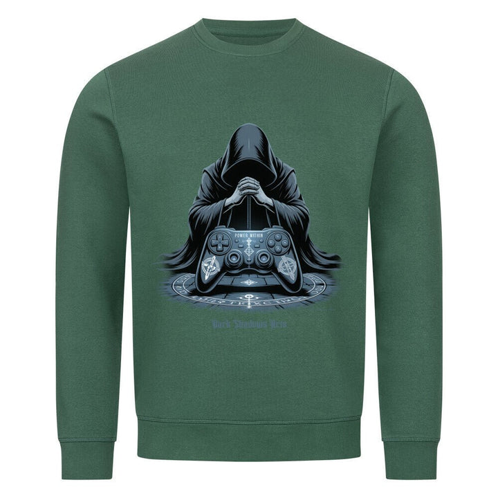 Power Within – Gaming Ritual & Okkulter Controller - Kult – Premium Organic Sweatshirt | Sweatshirt | Dark Shadows Arts