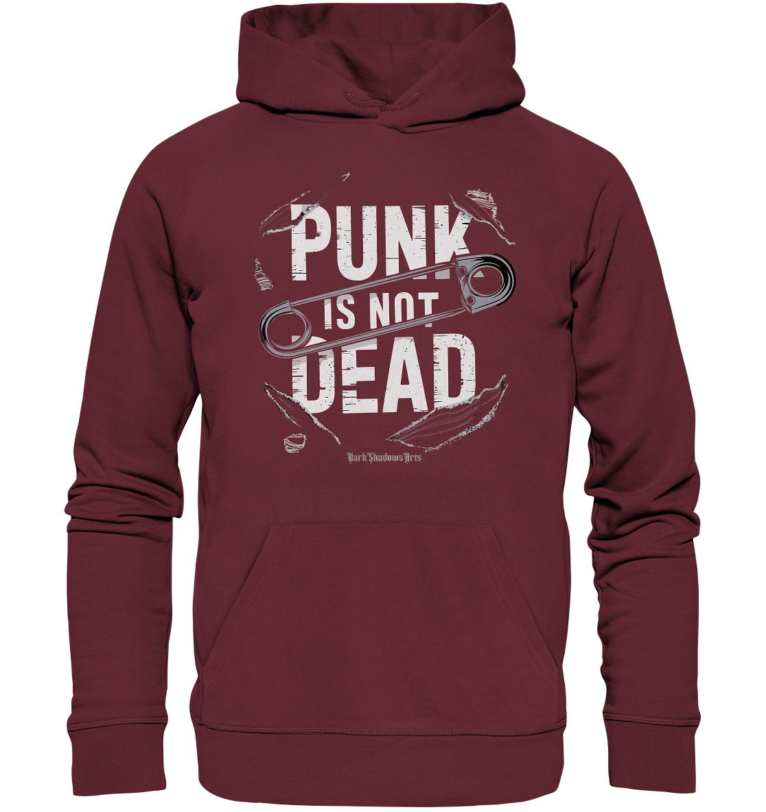 Punk is Not Dead: Rebellion und Unsterbliche Attitüde - Organic Hoodie | Hoodies | Dark Shadows Arts