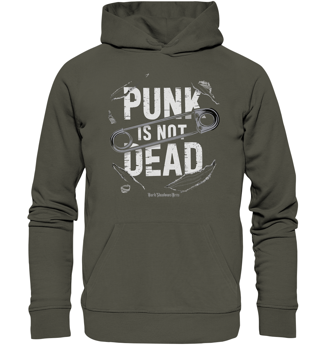 Punk is Not Dead: Rebellion und Unsterbliche Attitüde - Organic Hoodie | Hoodies | Dark Shadows Arts