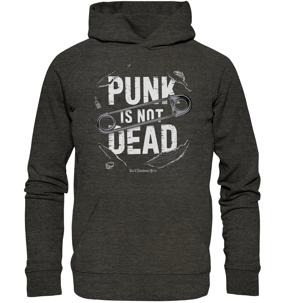 Punk is Not Dead: Rebellion und Unsterbliche Attitüde - Organic Hoodie | Hoodies | Dark Shadows Arts