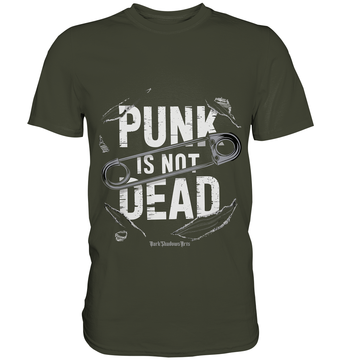Punk is Not Dead: Rebellion und Unsterbliche Attitüde - Premium Shirt | Unisex - Shirts | Dark Shadows Arts