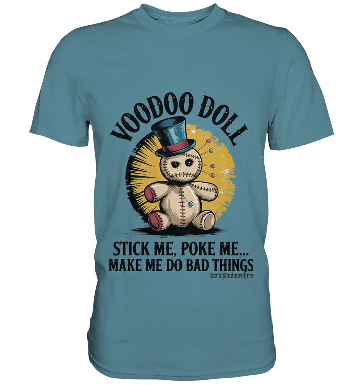 Quirky Voodoo Doll Edgy and Mysterious Charm - Premium Shirt | Unisex - Shirts | Dark Shadows Arts