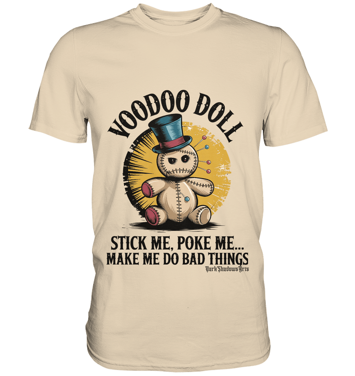 Quirky Voodoo Doll Edgy and Mysterious Charm - Premium Shirt | Unisex - Shirts | Dark Shadows Arts