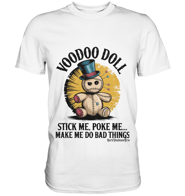 Quirky Voodoo Doll Edgy and Mysterious Charm - Premium Shirt | Unisex - Shirts | Dark Shadows Arts