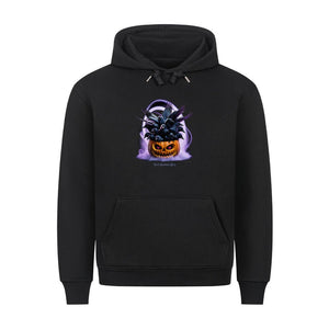 Raven Pumpkin Glow - HigherBlanks Premium Hoodie | Hoodie | Dark Shadows Arts