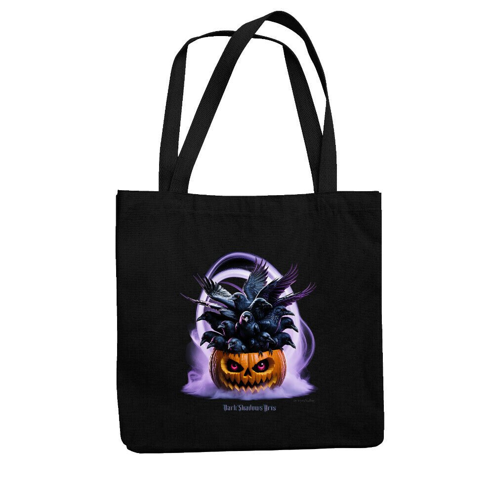 Raven Pumpkin Glow - Jutebeutel | Bag | Dark Shadows Arts