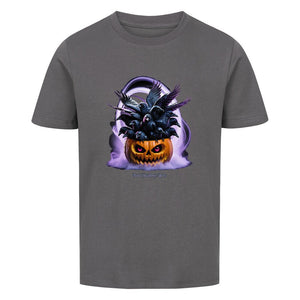 Raven Pumpkin Glow - Premium Organic Shirt Kids | T-Shirt | Dark Shadows Arts