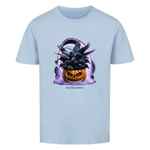 Raven Pumpkin Glow - Premium Organic Shirt Kids | T-Shirt | Dark Shadows Arts