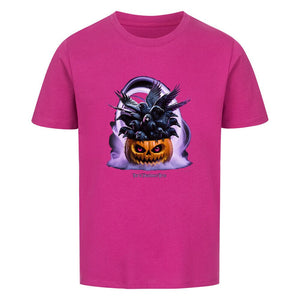 Raven Pumpkin Glow - Premium Organic Shirt Kids | T-Shirt | Dark Shadows Arts