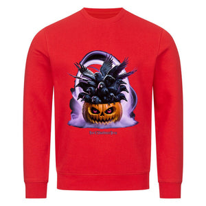 Raven Pumpkin Glow - Premium Organic Sweatshirt | Sweatshirt | Dark Shadows Arts