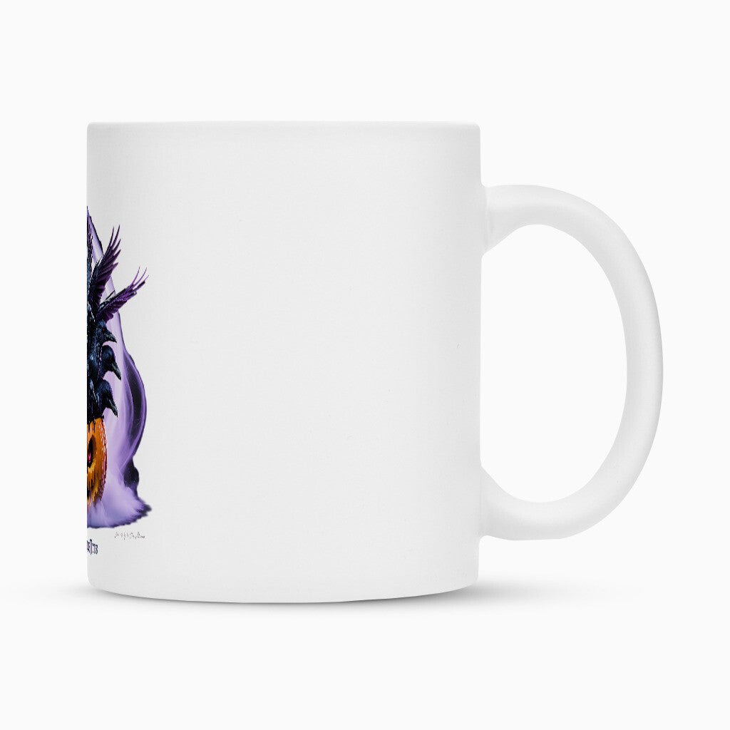Raven Pumpkin Glow - Tasse | Mug | Dark Shadows Arts
