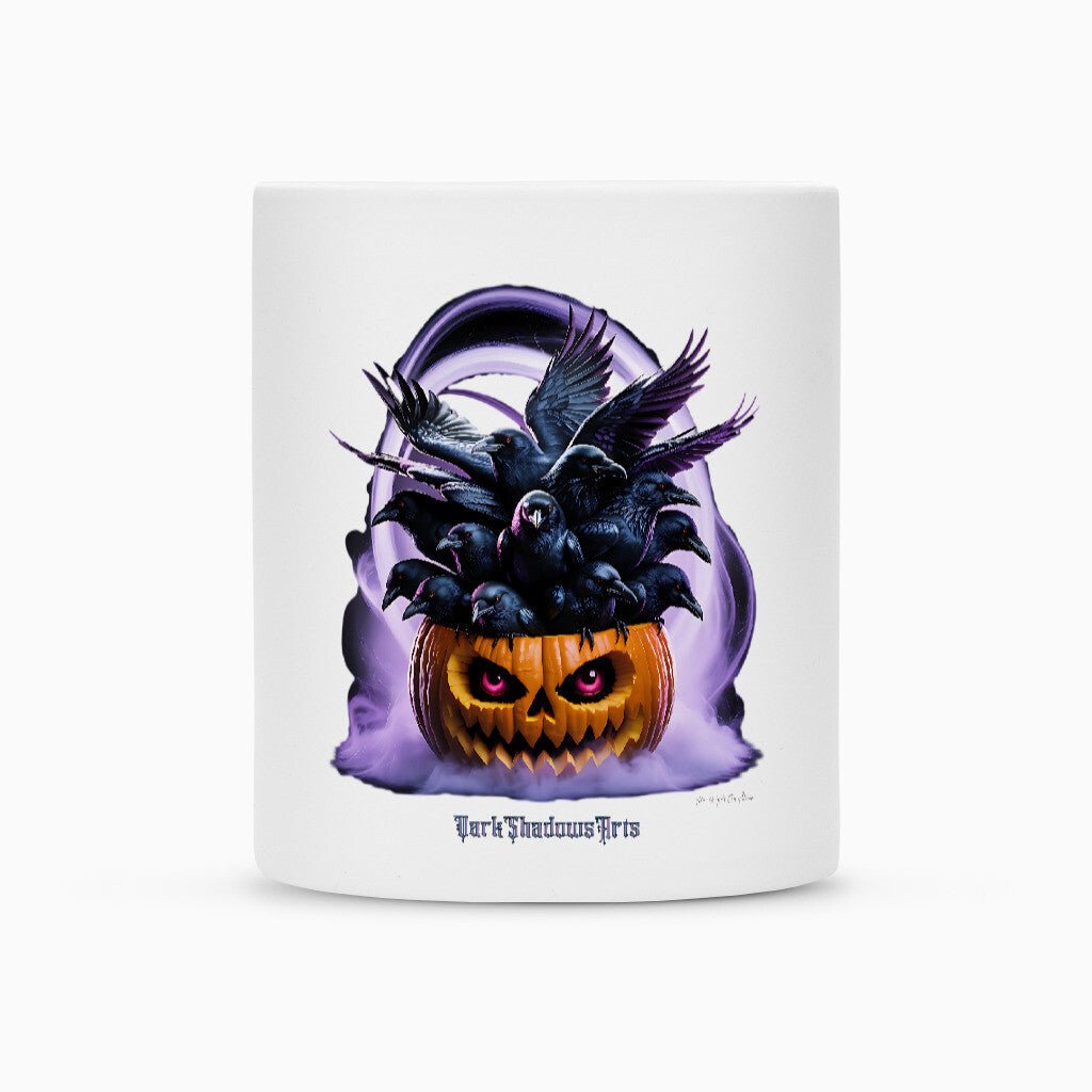 Raven Pumpkin Glow - Tasse | Mug | Dark Shadows Arts