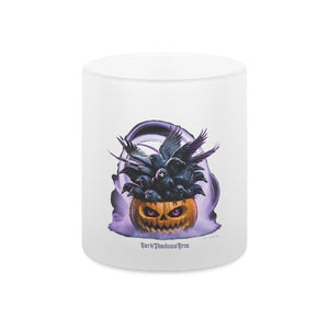 Raven Pumpkin Glow - Teelichthalter satiniert | Mug | Dark Shadows Arts