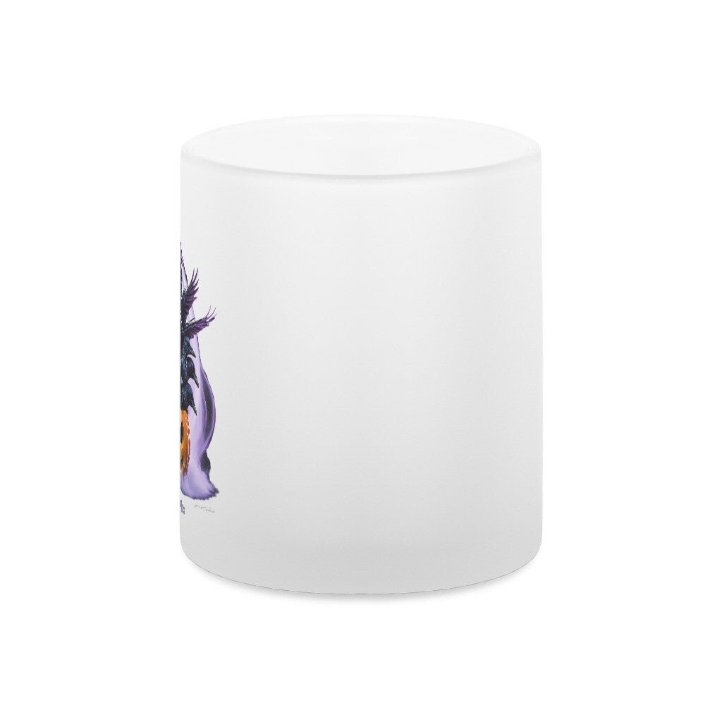 Raven Pumpkin Glow - Teelichthalter satiniert | Mug | Dark Shadows Arts