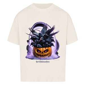 Raven Pumpkin Glow - VACANCY Oversized Shirt | T-Shirt | Dark Shadows Arts