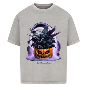 Raven Pumpkin Glow - VACANCY Oversized Shirt | T-Shirt | Dark Shadows Arts