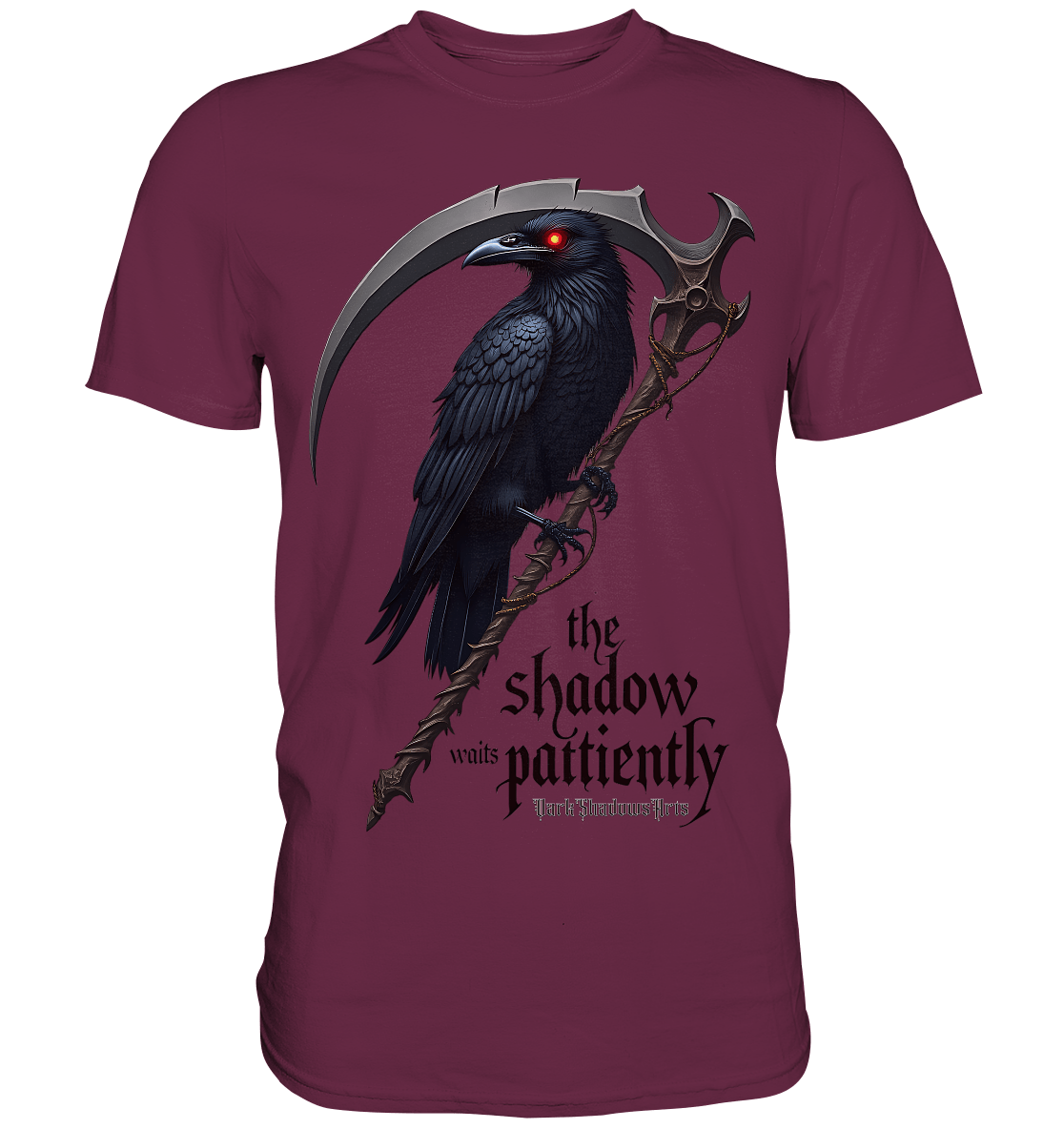 Raven Scythe - Premium Shirt | Unisex - Shirts | Dark Shadows Arts