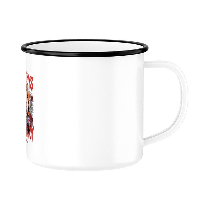 Real Toys Are Scary –Emaille Tasse | Mug | Dark Shadows Arts