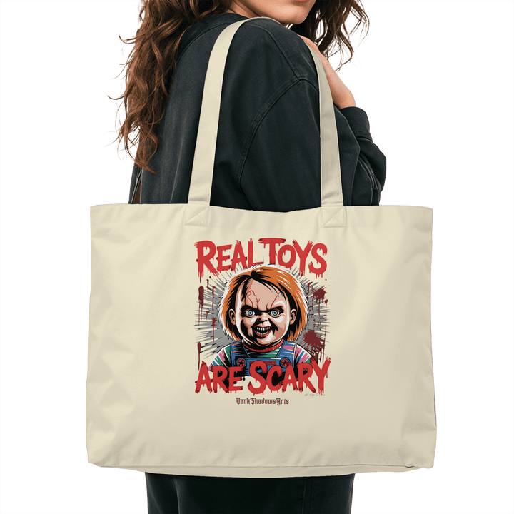 Real Toys Are Scary - Organic Shopping - Bag - Organic Shopping - Bag | Taschen | Dark Shadows Arts