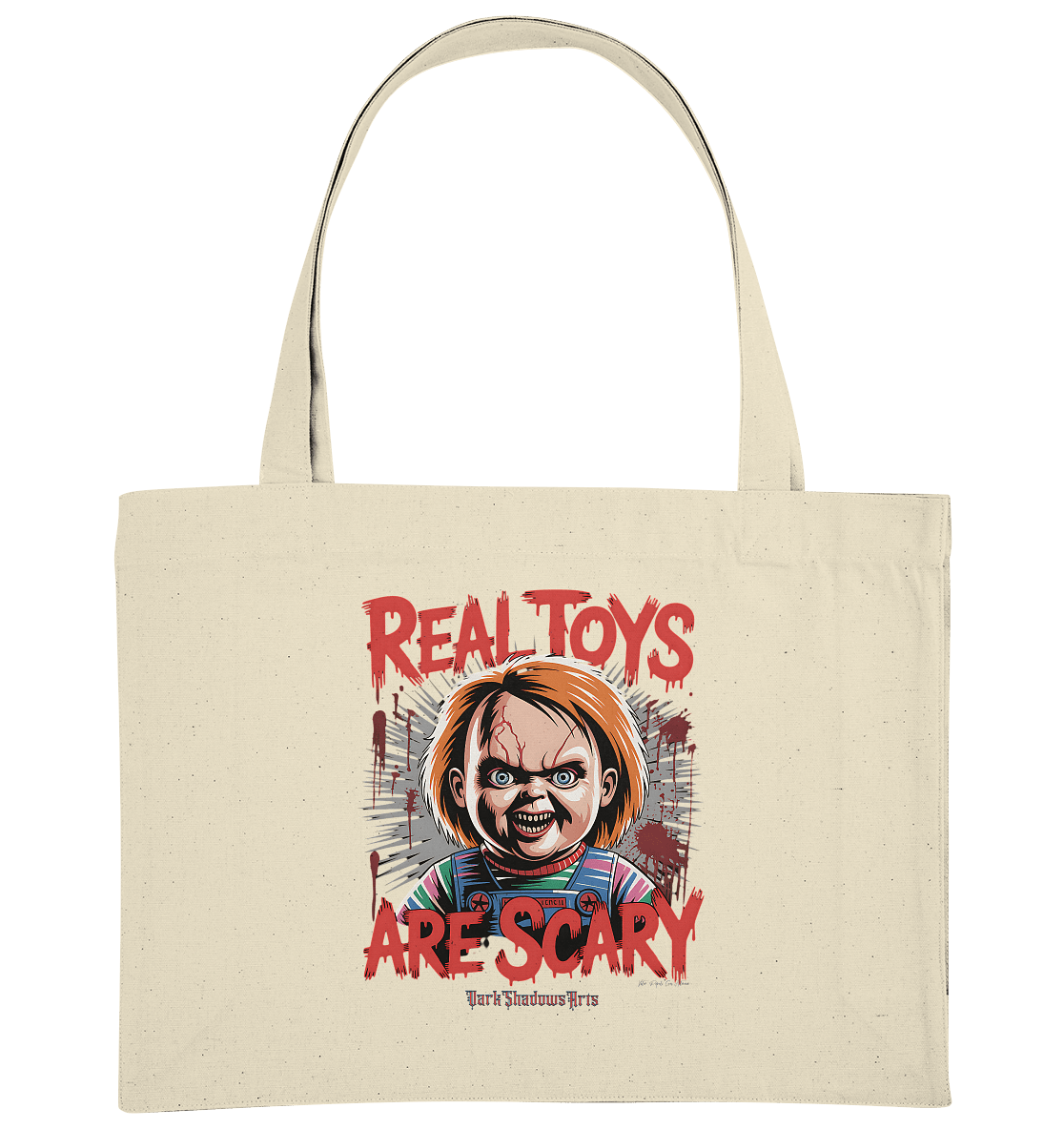 Real Toys Are Scary - Organic Shopping - Bag - Organic Shopping - Bag | Taschen | Dark Shadows Arts