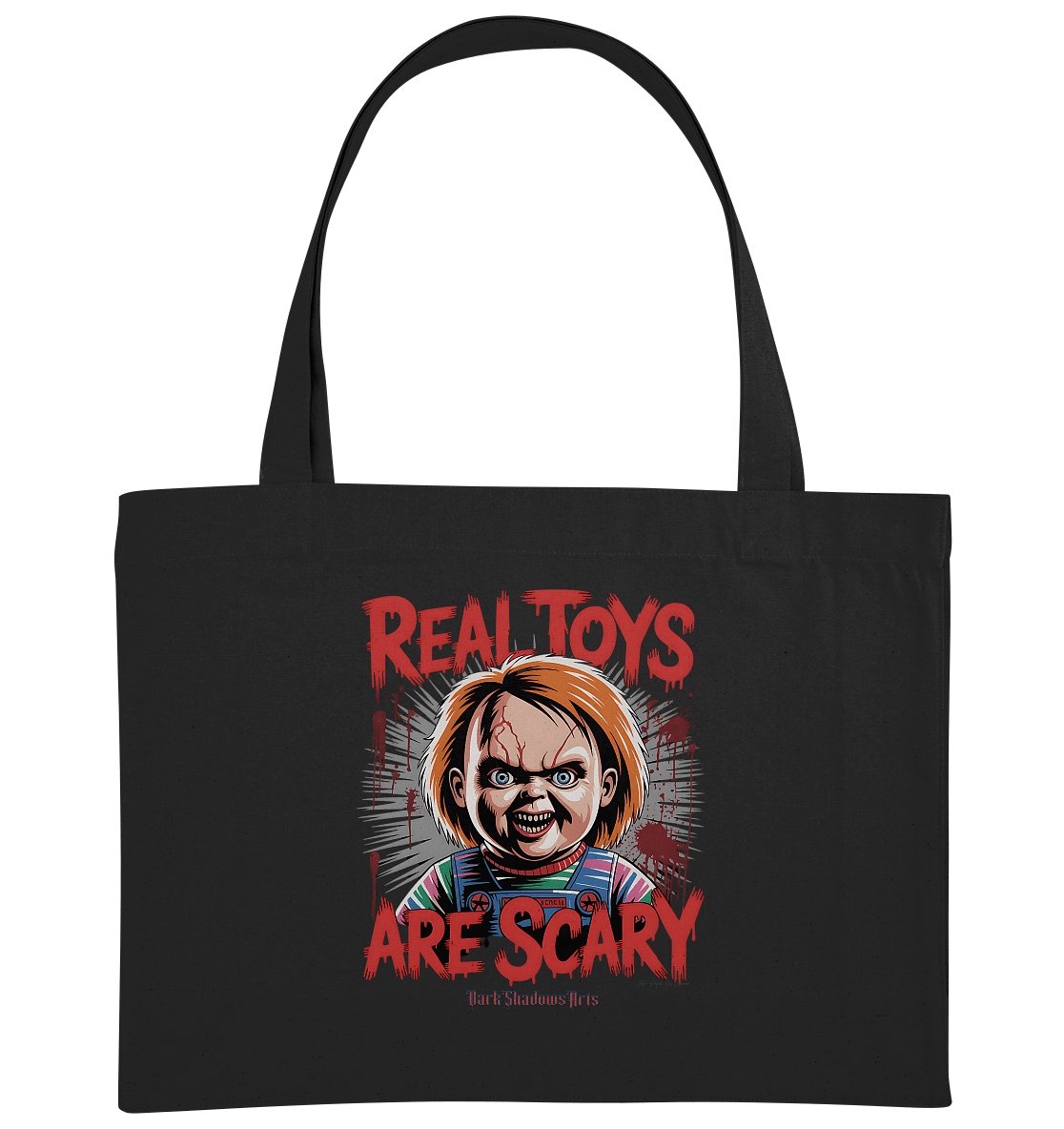 Real Toys Are Scary - Organic Shopping - Bag - Organic Shopping - Bag | Taschen | Dark Shadows Arts