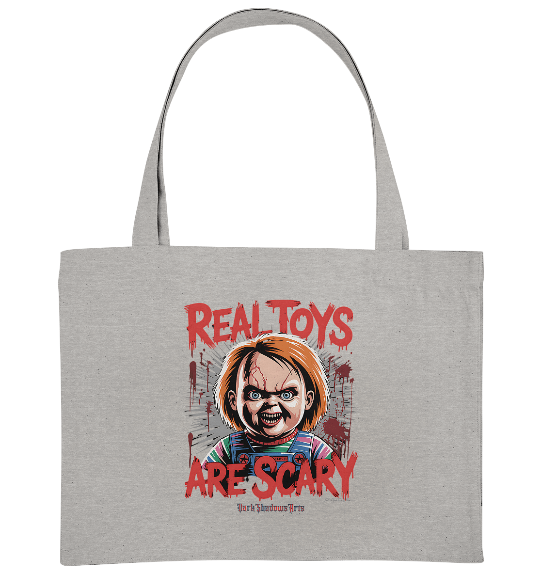 Real Toys Are Scary - Organic Shopping - Bag - Organic Shopping - Bag | Taschen | Dark Shadows Arts