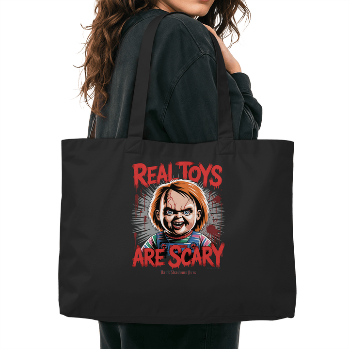 Real Toys Are Scary - Organic Shopping - Bag - Organic Shopping - Bag | Taschen | Dark Shadows Arts