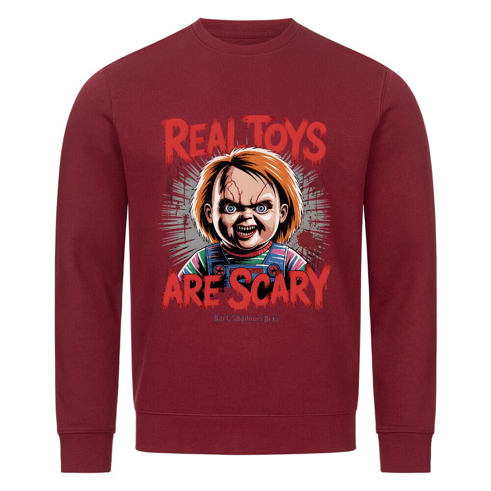 Real Toys Are Scary - Premium Organic Sweatshirt | Sweatshirt | Dark Shadows Arts