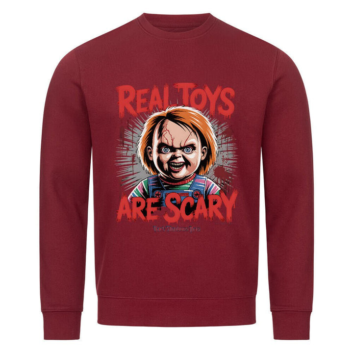 Real Toys Are Scary - Premium Organic Sweatshirt | Sweatshirt | Dark Shadows Arts